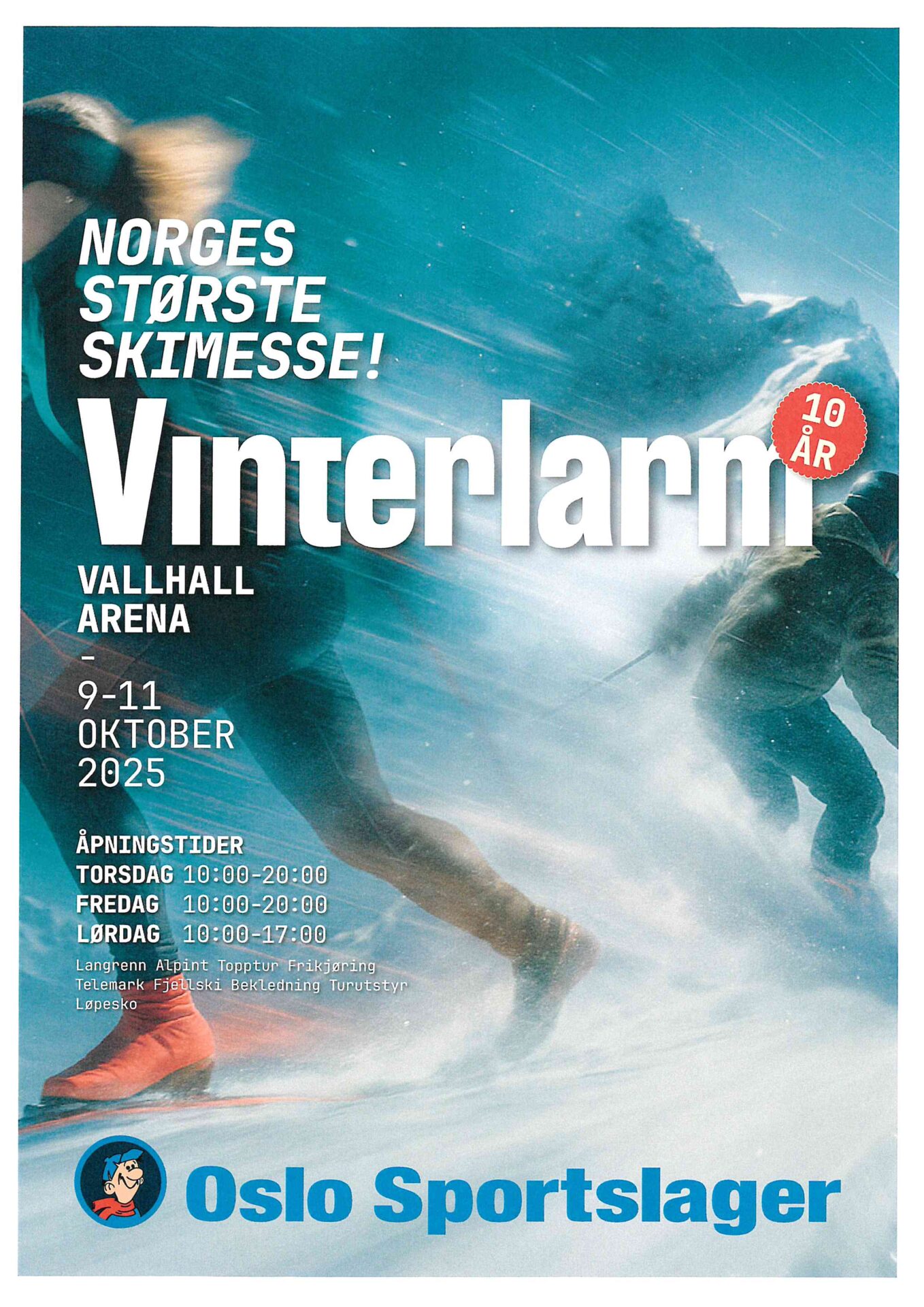 2025 vinterlarm plakat